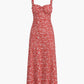 Floral Jersey Midi Dress