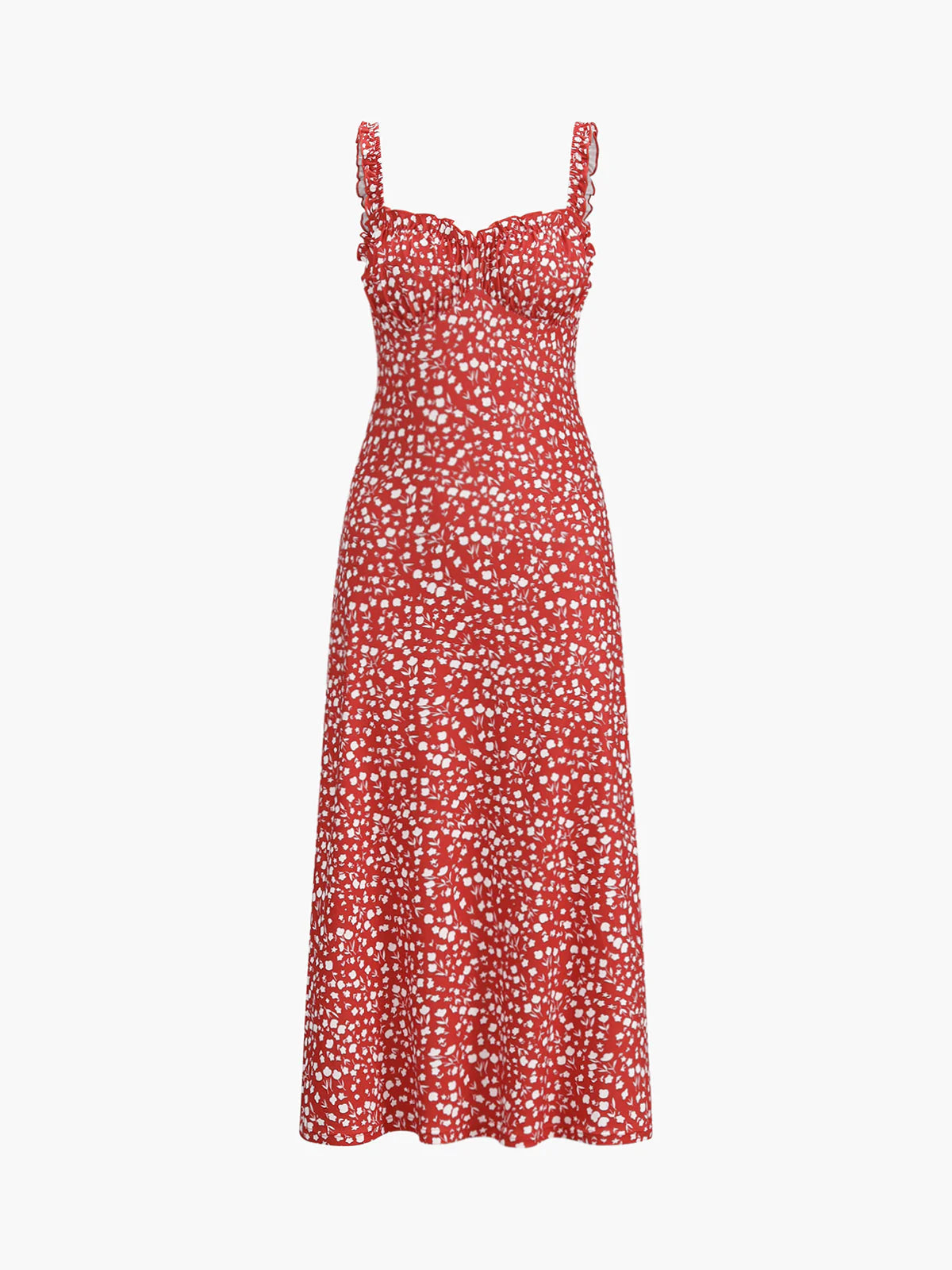 Floral Jersey Midi Dress