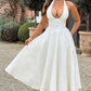 Halter Neck Midi Summer Dress