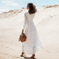 Rayon Open Neck Maxi Dress