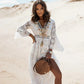 Rayon Open Neck Maxi Dress