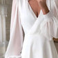 Long Sleeve Round Neck Wedding Guest Dress