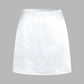 Satin Lace Trim Two Piece Skirt Set