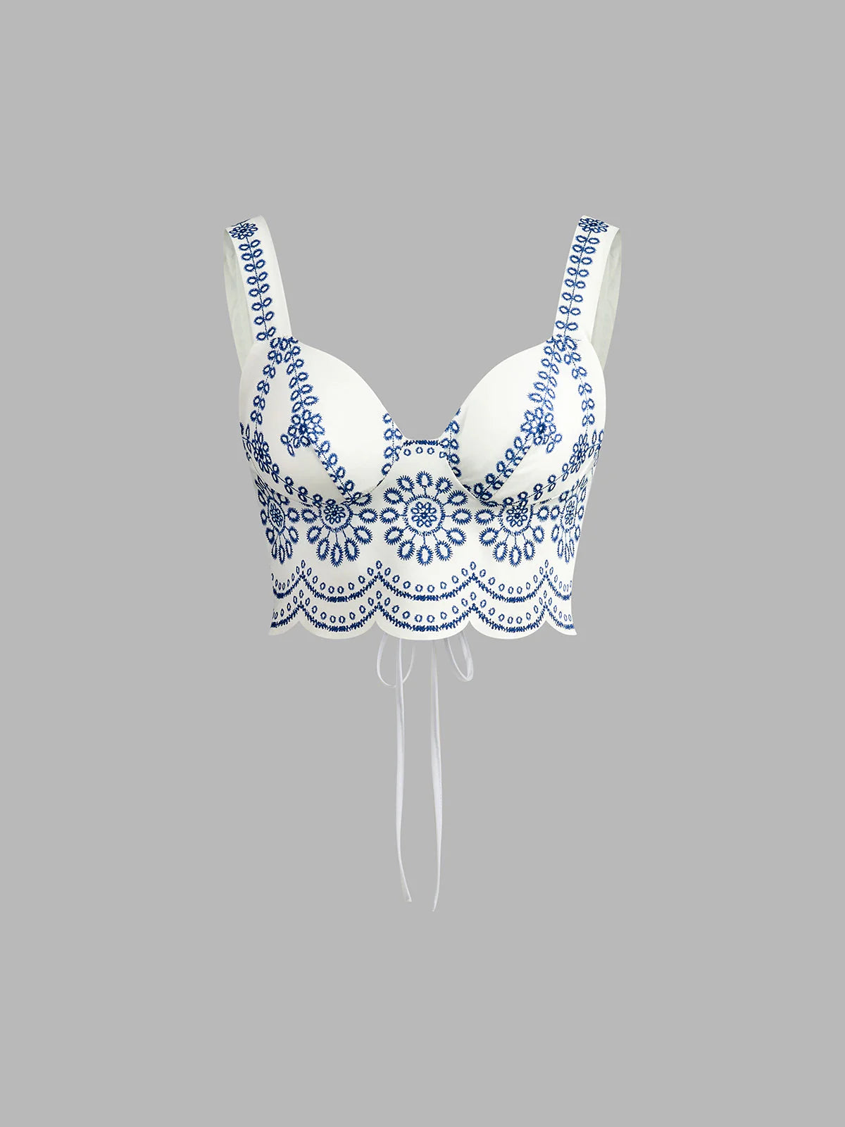 Woven Fabric Tie Back Skirt Set