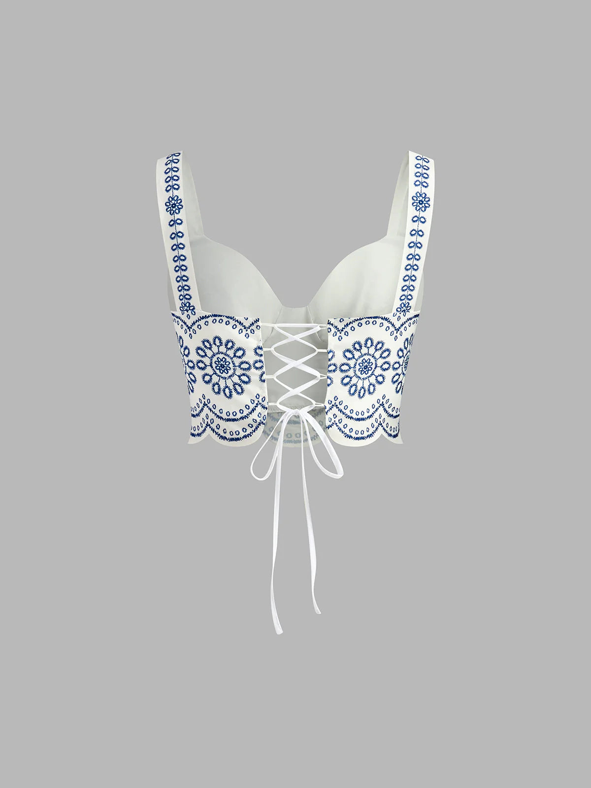 Woven Fabric Tie Back Skirt Set